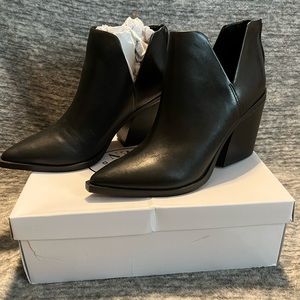 Brand new Steve Madden black leather bootie size 8.5